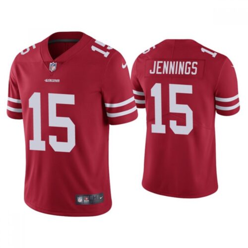 6861a8fd1a0df_1 Men's San Francisco 49ers #15 Jauan Jennings 2021 Red Vapor Untouchable Limited Stitched Jersey