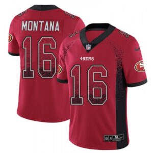 6861a903602be_1 Men's San Francisco 49ers #16 Joe Montana Red Drift Fashion Color Rush Limited Stitched NFL Jersey