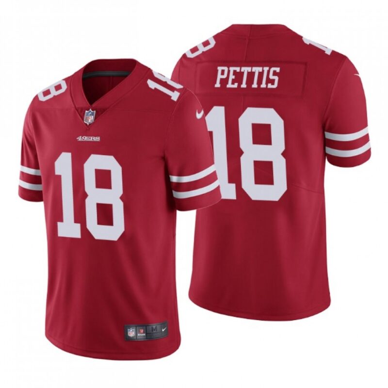 6861a919e2c51_1 Men's San Francisco 49ers #18 Dante Pettis Red Vapor Untouchable Limited Stitched NFL Jersey