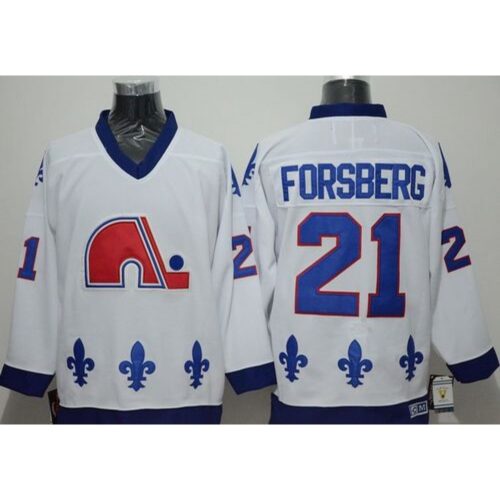 6861a92136c88_1 Nordiques #21 Peter Forsberg White CCM Throwback Stitched NHL Jersey