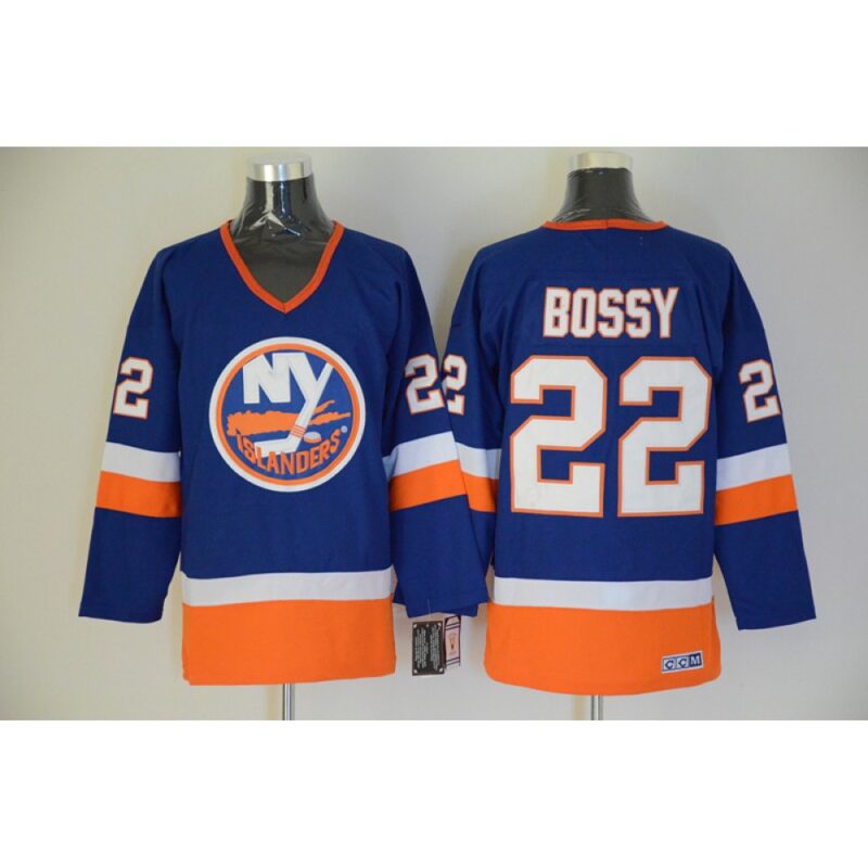 6861a92e76dfe_1 Men's New York Islanders #22 Mike Bossy Royal Blue CCM Throwback Stitched NHL Jersey