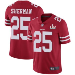 6861a938b208c_1 Men's San Francisco 49ers #25 Richard Sherman Red Super Bowl LIV Vaper Untouchable Limited Stitched NFL Jersey