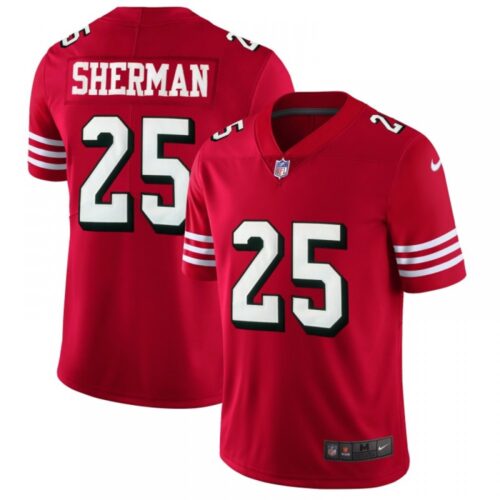 6861a93ef39fc_1 Men's NFL San Francisco 49ers #25 Richard Sherman Red 2018 Rush Vapor Untouchable Limited Stitched NFL Jersey