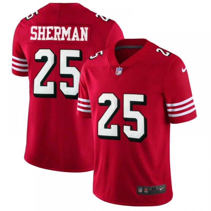 6861a93ef39fc_1 Men's NFL San Francisco 49ers #25 Richard Sherman Red 2018 Rush Vapor Untouchable Limited Stitched NFL Jersey