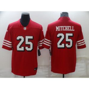6861a94ead8d4_1 Men's San Francisco 49ers #25 Eli Mitchell Red Vapor Untouchable Limited Stitched Jersey