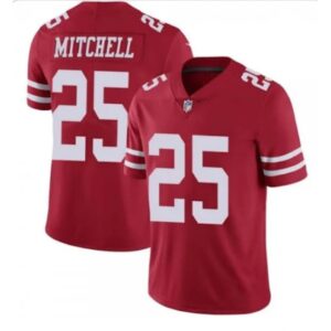 6861a951a44cd_1 Men's San Francisco 49ers #25 Eli Mitchell Red Vapor Untouchable Limited Stitched Jersey