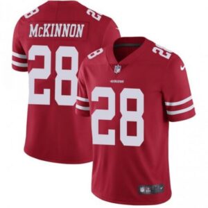 6861a95861a39_1 Men's San Francisco 49ers #28 Jerick McKinnon Red Vapor Untouchable Limited Stitched NFL Jersey