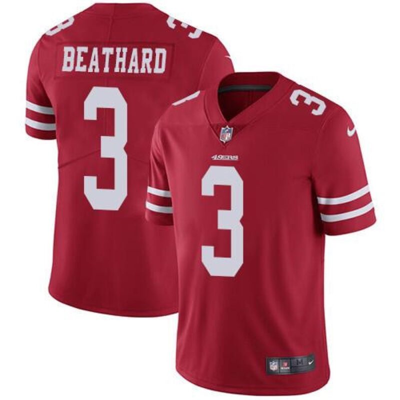 6861a9654023b_1 Men's San Francisco 49ers #3 C.J. Beathard Red Vapor Untouchable Limited Stitched NFL Jersey
