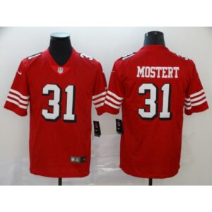 6861a96b76df8_1 Men's San Francisco 49ers #31 Raheem Mostert New Red Vapor Untouchable Limited Stitched NFL Jersey