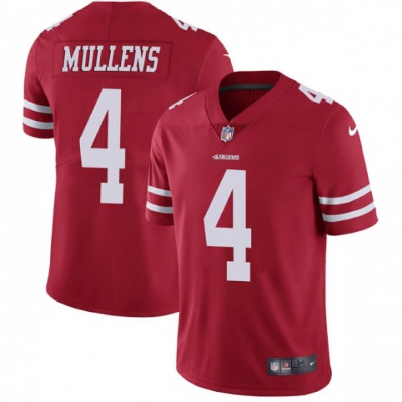 6861a974d7605_1 Men's San Francisco 49ers #4 Nick Mullens Red Vapor Untouchable Limited Stitched NFL Jersey