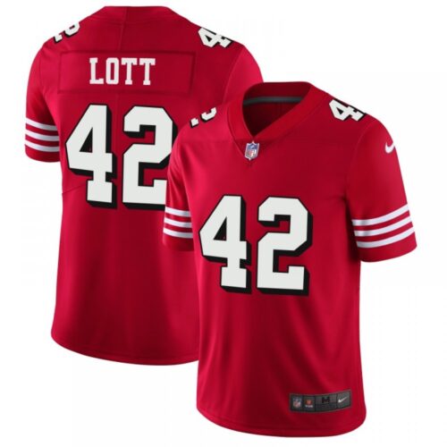 6861a97aeb5bf_1 Men's NFL San Francisco 49ers #42 Ronnie Lott Red 2018 Rush Vapor Untouchable Limited Stitched NFL Jersey