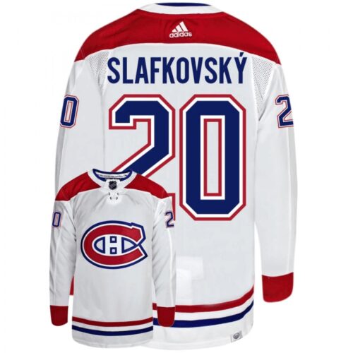 6861a99f4411e_1 Men's Montreal Canadiens #20 Juraj Slafkovsky White Stitched Jersey