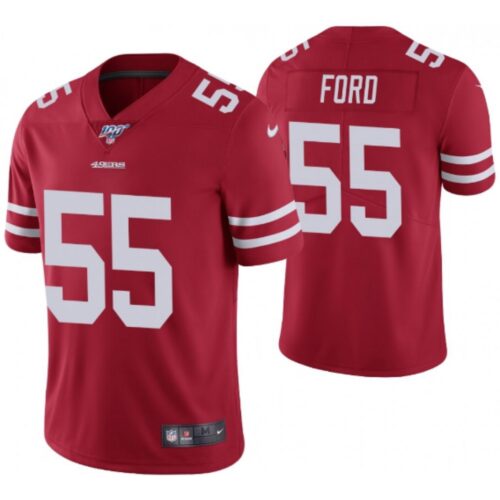 6861a99f8e311_1 Men's San Francisco 49ers #55 Dee Ford Red 2019 100th season Vapor Untouchable Limited Stitched NFL Jersey