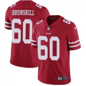6861a9b943c12_1 Men's San Francisco 49ers #60 Daniel Brunskill Red 2019 Vapor Untouchable Limited Stitched NFL Jersey