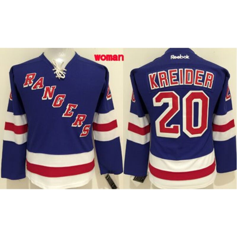 6861a9b9c56a4_1 Rangers #20 Chris Kreider Blue Women's Home Stitched NHL Jersey