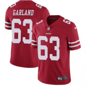 6861a9bc6553f_1 Men's San Francisco 49ers #63 Ben Garland Red Vapor Untouchable Limited Stitched NFL Jersey