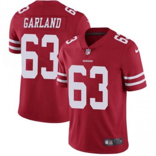 6861a9bc6553f_1 Men's San Francisco 49ers #63 Ben Garland Red Vapor Untouchable Limited Stitched NFL Jersey