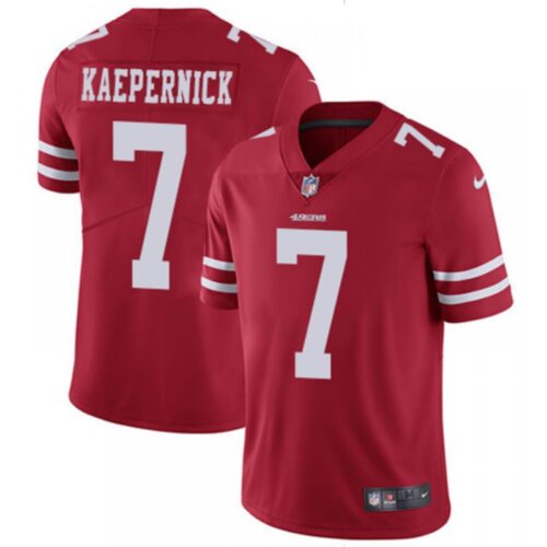 6861a9c286087_1 Men's San Francisco 49ers #7 Colin Kaepernick Red 2018 Vapor Untouchable Limited NFL Stitched Jersey