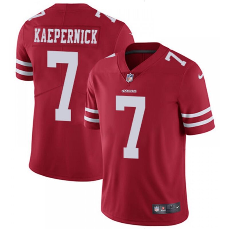 6861a9c286087_1 Men's San Francisco 49ers #7 Colin Kaepernick Red 2018 Vapor Untouchable Limited NFL Stitched Jersey