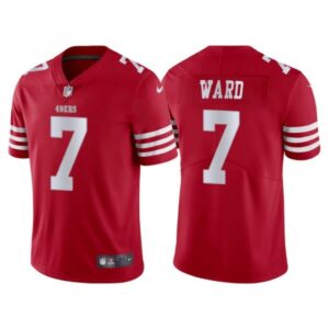 6861a9c95aede_1 Men's San Francisco 49ers #7 Charvarius Ward Red Vapor Untouchable Limited Stitched Football Jersey
