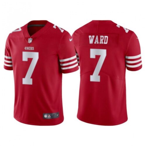 6861a9c95aede_1 Men's San Francisco 49ers #7 Charvarius Ward Red Vapor Untouchable Limited Stitched Football Jersey