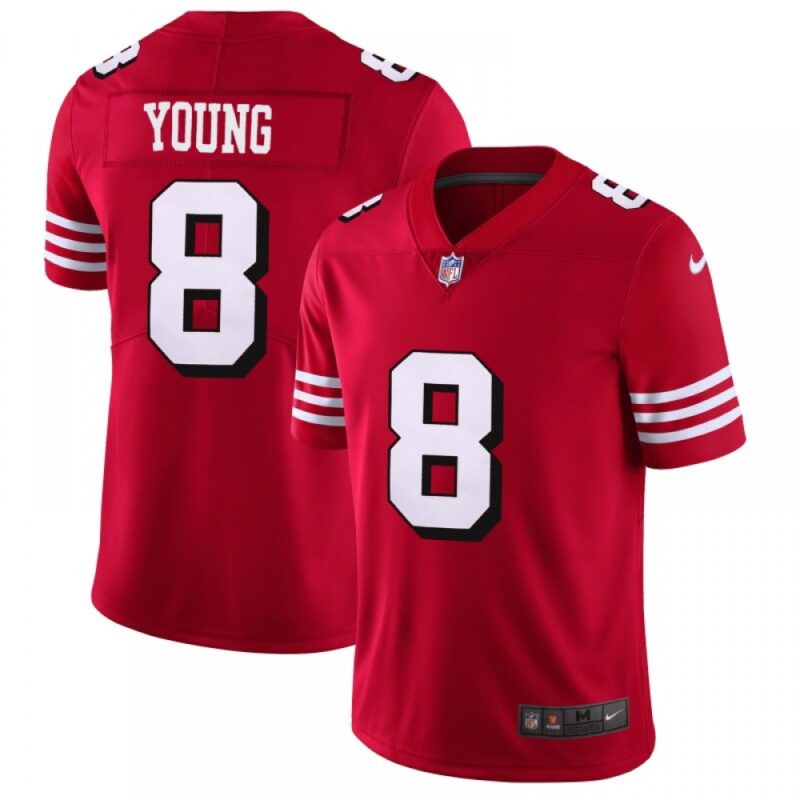 6861a9dbd1a6a_1 Men's NFL San Francisco 49ers #8 Steve Young Red 2018 Rush Vapor Untouchable Limited Stitched NFL Jersey