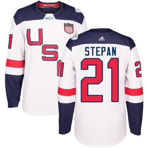 6861a9de9882c_1 Team USA #21 Derek Stepan White 2016 World Cup Stitched Youth NHL Jersey