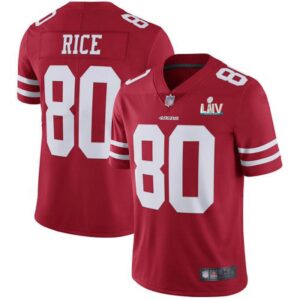 6861a9e8d39f8_1 Men's San Francisco 49ers #80 Jerry Rice Red Super Bowl LIV Vaper Untouchable Limited Stitched NFL Jersey