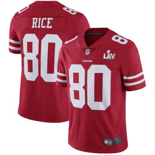6861a9e8d39f8_1 Men's San Francisco 49ers #80 Jerry Rice Red Super Bowl LIV Vaper Untouchable Limited Stitched NFL Jersey