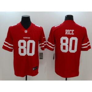6861a9f50d245_1 Men's San Francisco 49ers #80 Jerry Rice Red Vapor Untouchable Player Limited Jersey
