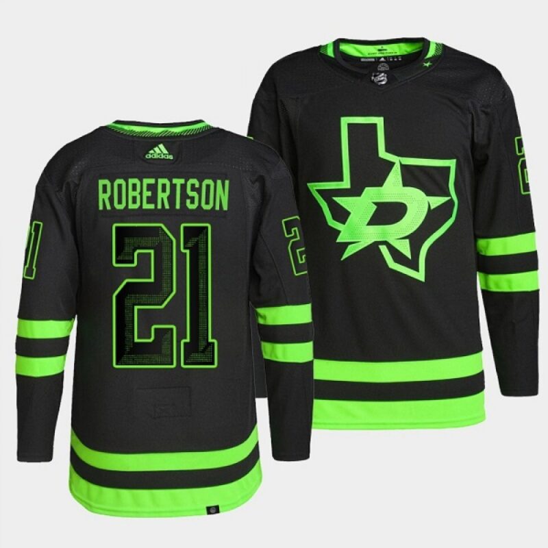 6861aa14c542d_1 Men's Dallas Stars #21 Jason Robertson Black 2020/21 Alternate Premier Breakaway Stitched Jersey