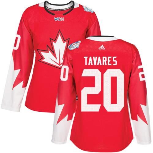6861aa21b3dc3_1 Team Canada #20 John Tavares Red 2016 World Cup Women's Stitched NHL Jersey