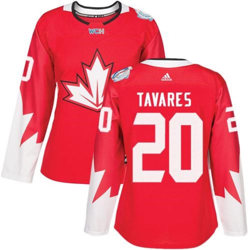 6861aa21b3dc3_1 Team Canada #20 John Tavares Red 2016 World Cup Women's Stitched NHL Jersey