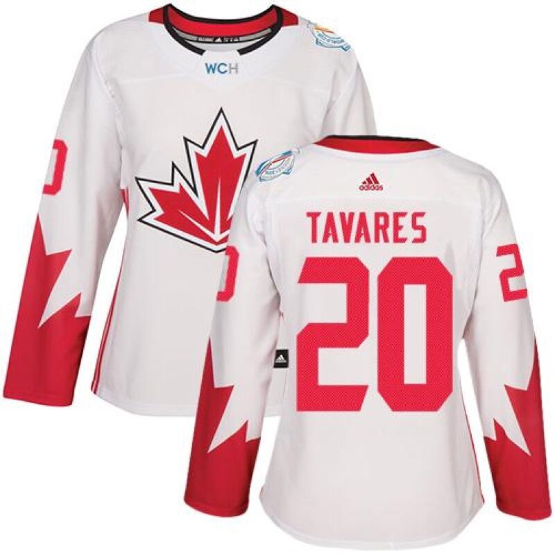 6861aa2496d1b_1 Team Canada #20 John Tavares White 2016 World Cup Women's Stitched NHL Jersey