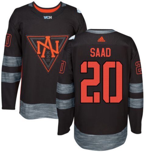 6861aa37a450e_1 Team North America #20 Brandon Saad Black 2016 World Cup Stitched NHL Jersey