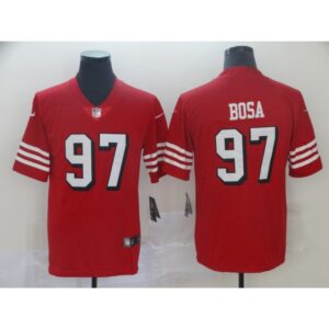 6861aa390b226_1 Men's San Francisco 49ers #97 Nick Bosa New Red Color Rush Limited Stitched NFL Jersey