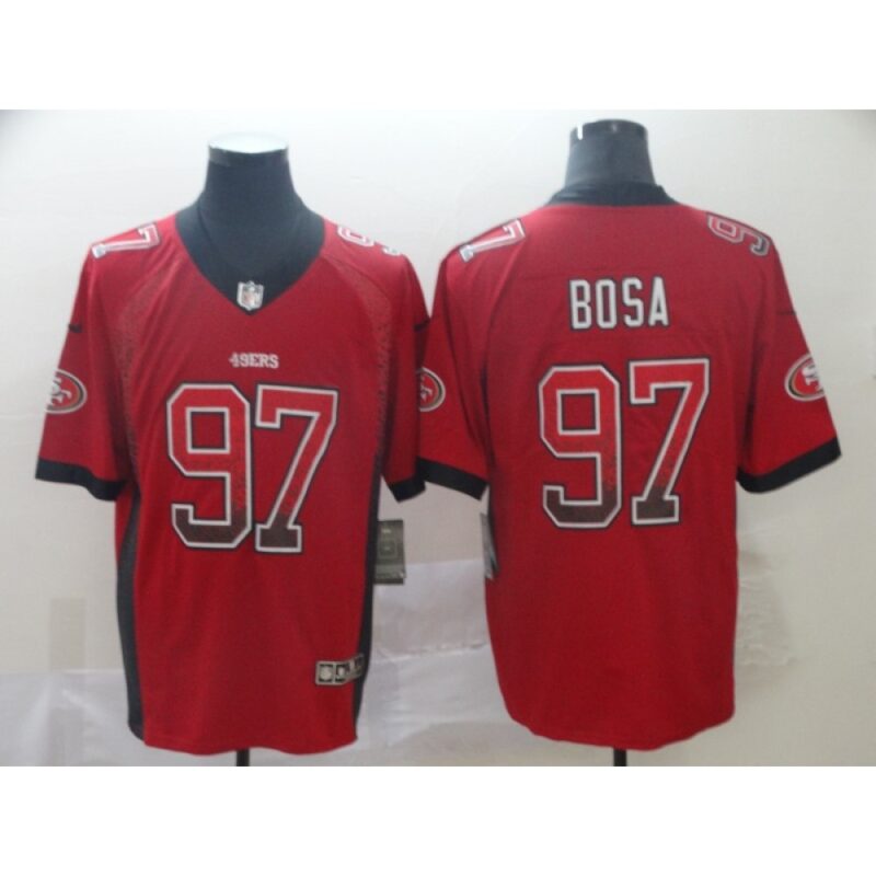 6861aa3c2dbda_1 Men's San Francisco 49ers #97 Nick Bosa Red Drift Fashion Color Rush Limited Stitched NFL Jersey