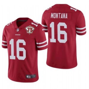 6861aa58a99ee_1 Men's San Francisco 49ers #16 Joe Montana 2021 Red 75th Anniversary Vapor Untouchable Stitched NFL Jersey
