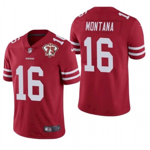 6861aa58a99ee_1 Men's San Francisco 49ers #16 Joe Montana 2021 Red 75th Anniversary Vapor Untouchable Stitched NFL Jersey