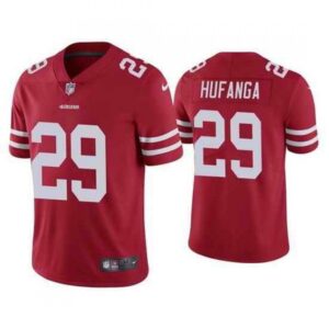 6861aa656dacf_1 Men's San Francisco 49ers #29 Talanoa Hufanga Red Vapor Untouchable Stitched Jersey