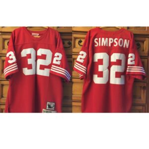 6861aa78862ee_1 Men's San Francisco 49ers #32 O.J Simpson Red Throwback Stitched Jersey