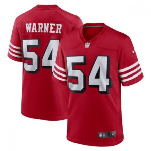 6861aab5025c9_1 Men's San Francisco 49ers Fred Warner Scarlet New Vapor Untouchable Limited Stitched Football Jersey