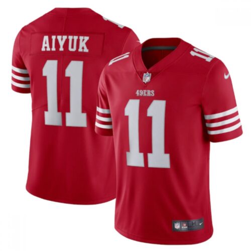 6861aabf0f905_1 Men's San Francisco 49ers #11 Brandon Aiyuk 2022 New Scarlet Vapor Untouchable Stitched Football Jersey