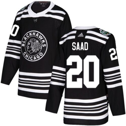 6861aac08dd22_1 Men's Chicago Blackhawks #20 Brandon Saad Black 2019 Winter Classic Stitched NHL Jersey