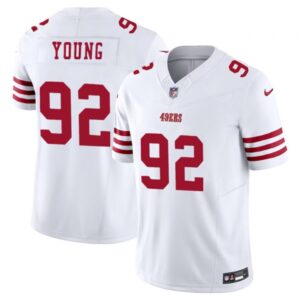 6861aad4bcdd1_1 Men's San Francisco 49ers #92 Chase Young White 2023 F.U.S.E. Stitched Football Jersey