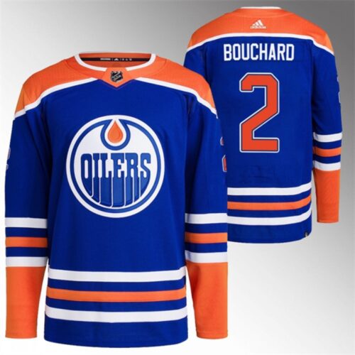 6861aadb29239_1 Men's Edmonton Oilers #2 Evan Bouchard Royal Stitched Jersey