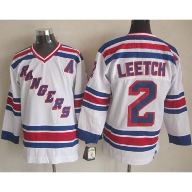 6861aaeb80a5a_1 Rangers #2 Brian Leetch White CCM Throwback Stitched NHL Jersey