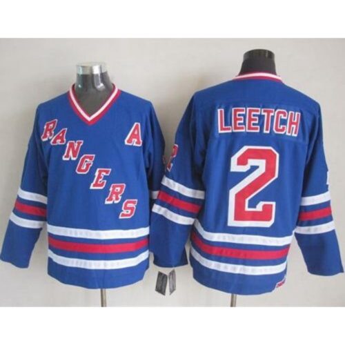 6861aaf4e0b5f_1 Rangers #2 Brian Leetch Blue CCM Heroes of Hockey Alumni Stitched NHL Jersey