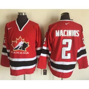 6861ab3346f4d_1 Team CA. #2 Al MacInnis Red/Black 2002 Olympic Throwback Stitched NHL Jersey
