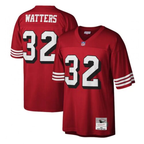 6861ab3fb8571_1 Men's San Francisco 49ers #32 Ricky WattersRed Stitched NFL Jersey